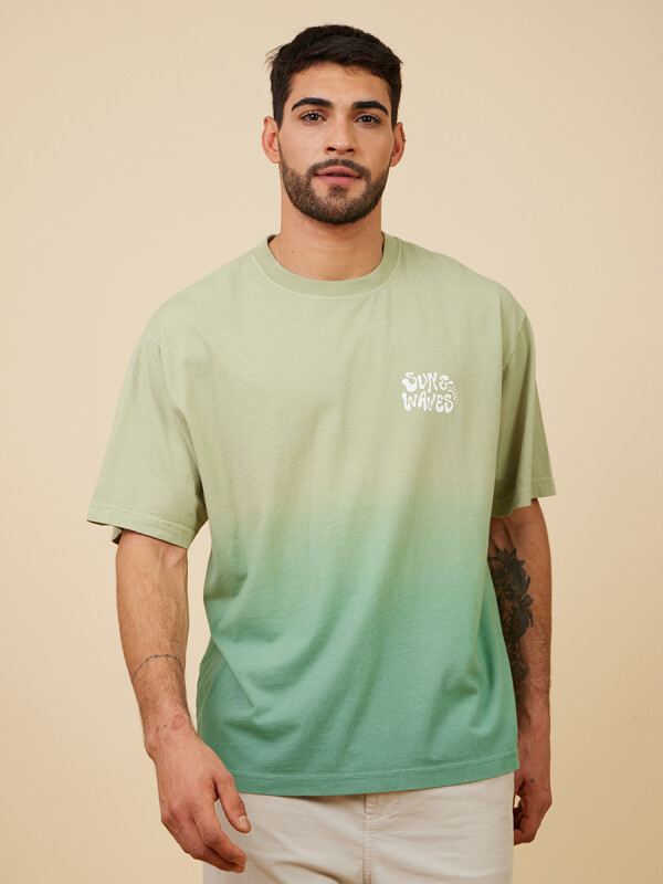 T-SHIRT AVENE RUSTY Verde