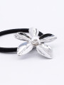 COLERO FLOR PLATEADO