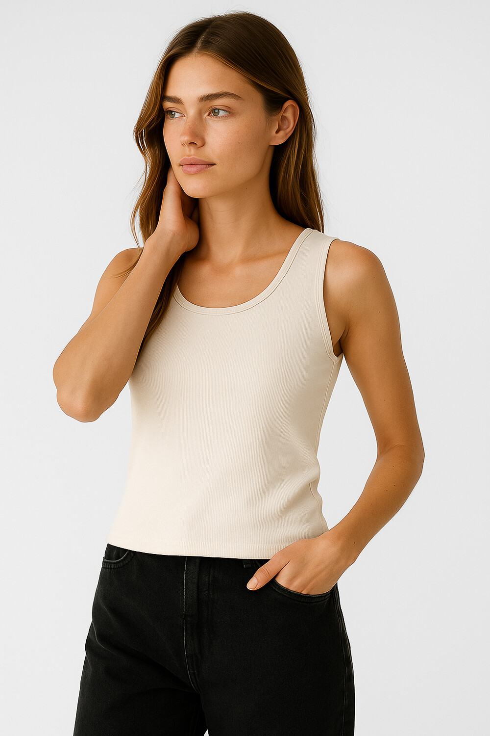 Musculosa Tuye Marfil / Off White
