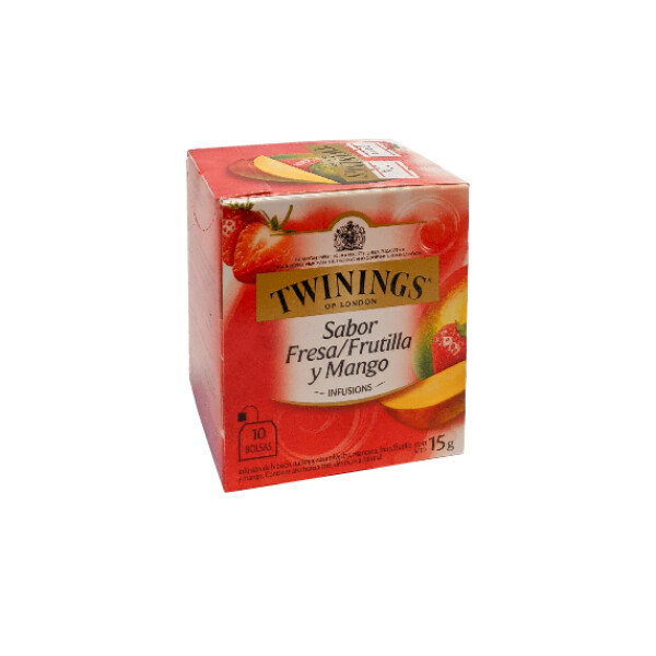 TE TWININGS 2X10 FRESA,FRUTAS ,MANGO Unica