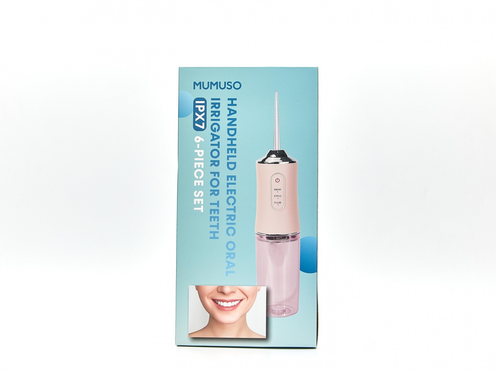 IRRIGADOR ORAL ELÉCTRICO DE MANO PARA DIENTES 