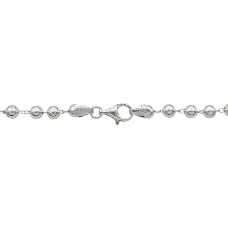 Cadena Bolitas - Plata 925 - Sin Piedra - CD3272 Sinpiedra