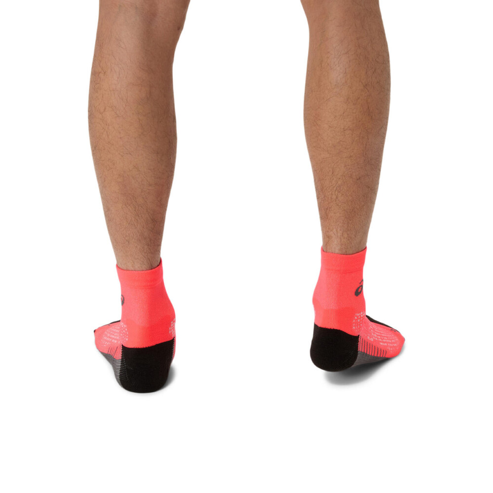 Medias Running Performance Run Sock Quarter Unisex Flash Red