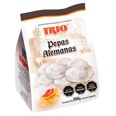 GALLETA TRIO 300G PEPAS ALEMANAS GALLETA TRIO 300G PEPAS ALEMANAS