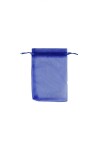 Bolsa organza 9x15 cm. AZUL