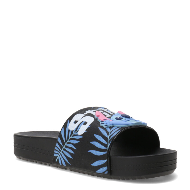 Sandalias de Mujer Disney Slide Stitch Ad Negro