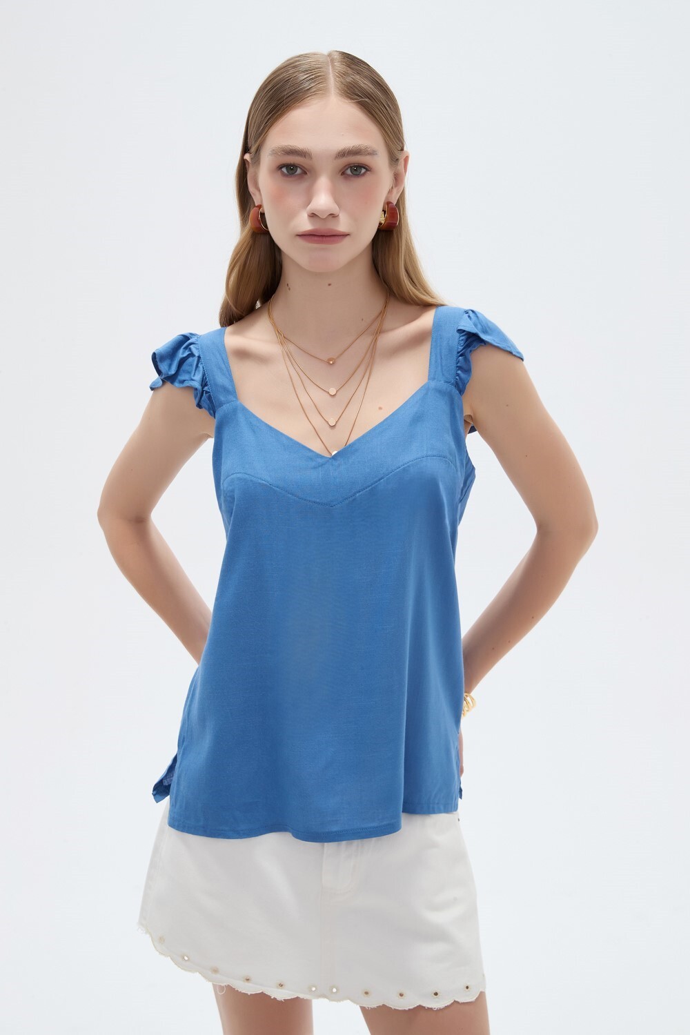 Musculosa Nuvio Anil