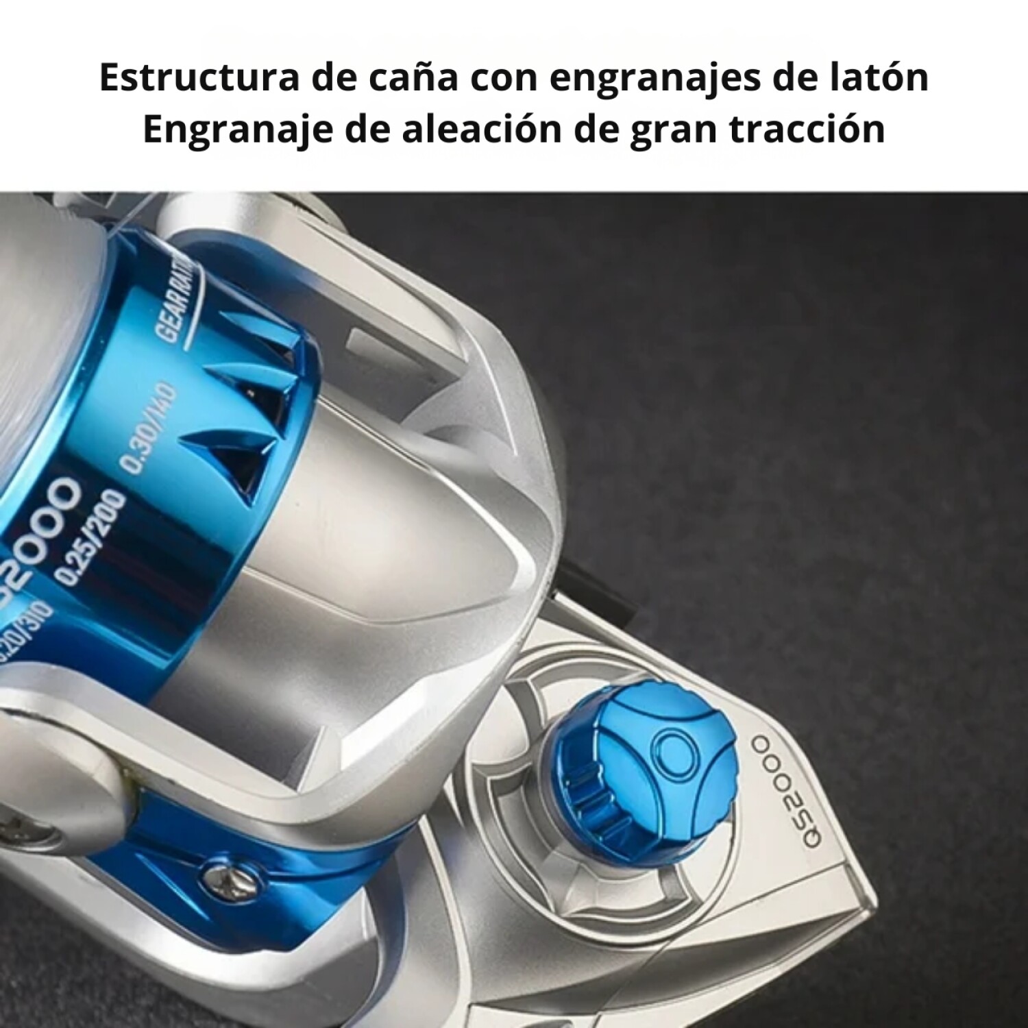 Reel frontal giratorio QS 2000 220g — Aventureros