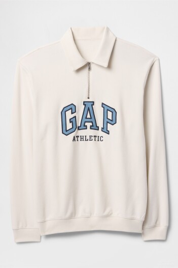 Buzo Deportivo Medio Cierre Logo Gap Hombre Carls Stone