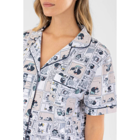 Pijama mafalda 2 Marfil