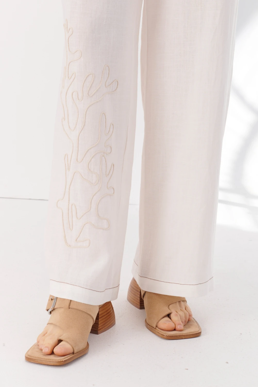 PANTALON SAINT TROPEZ blanco 2