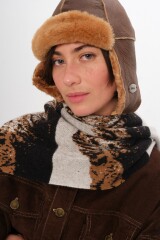 Gorro Leather Cool Marrón