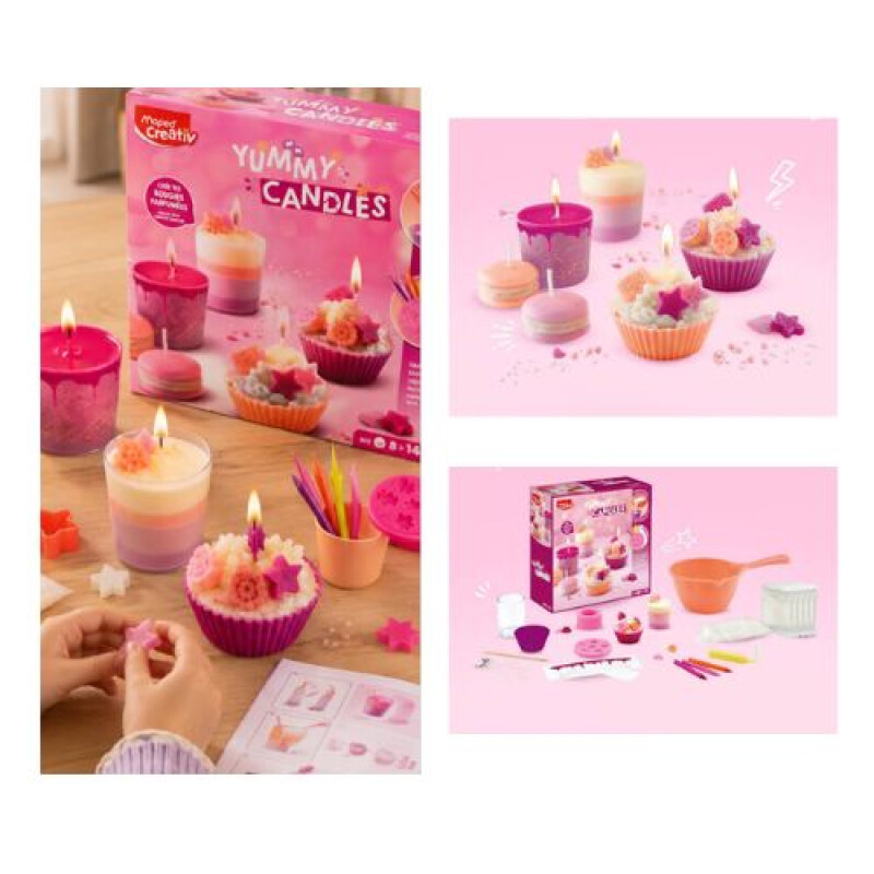 Set de Velas Yummy Candles Maped Creativ Set De Velas Yummy Candles Maped Creativ