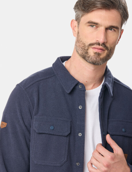 CAMISA POLAR Azul