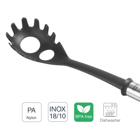 Servidor de spaguettis Due nylon c/mango inox. Servidor de spaguettis Due nylon c/mango inox.