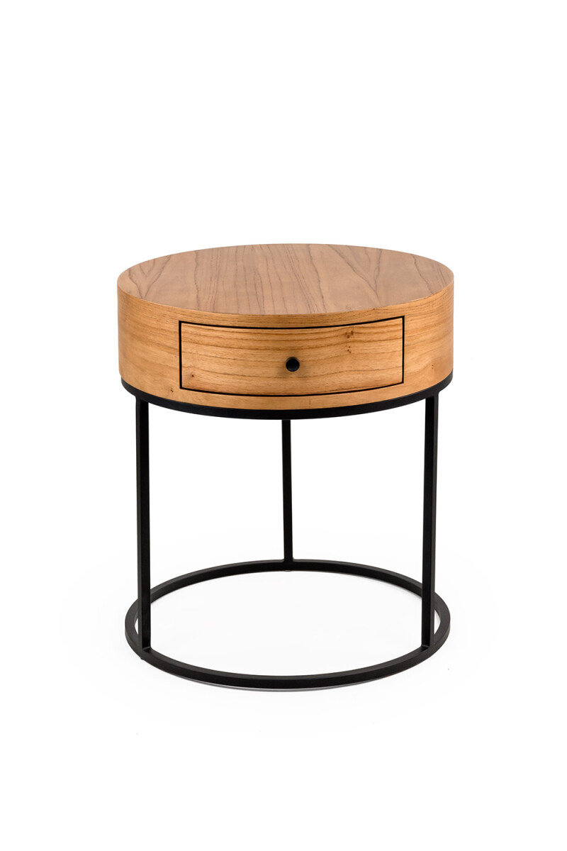 PETRA ML MESA DE LUZ PETRA CINAMOMO 51X51X54H