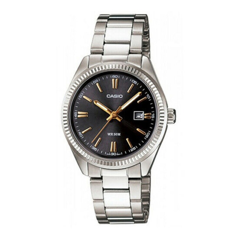 Reloj Casio MTP1302D 1A2VDF para hombre con correa de acero Negro