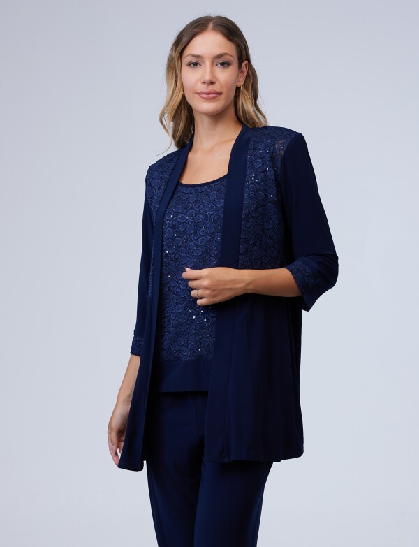 Set Blusa, Pantalón & Chaqueta AZUL