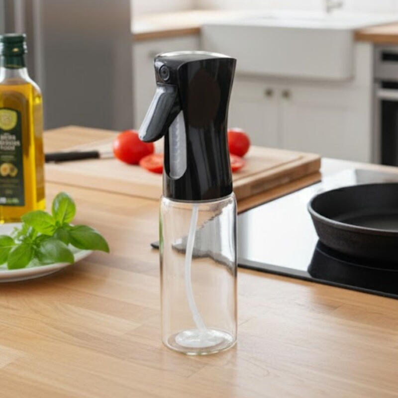Rociador de aceite con gatillo TRANSPARENTE