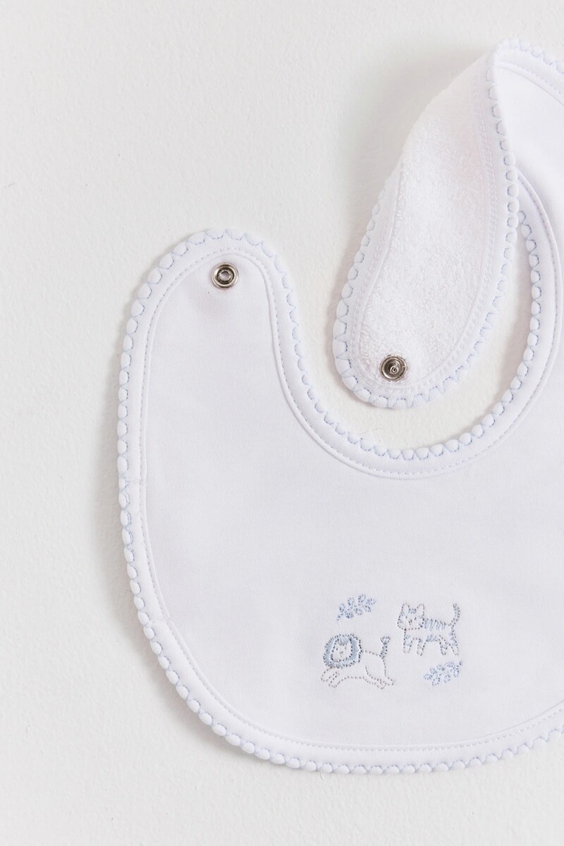 BABERO CHICO LITTLE ANIMALS Blanco