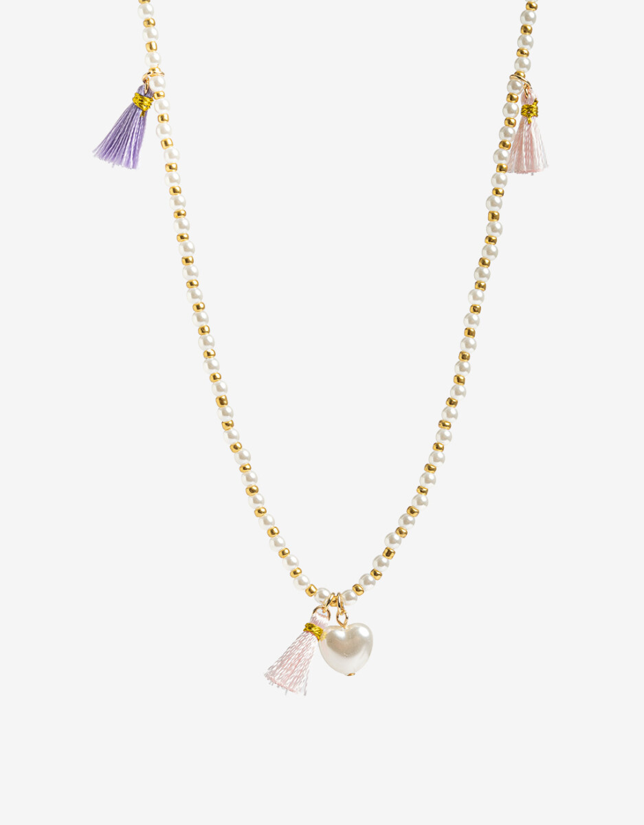 Collar Corto Para Niñas Corazón 