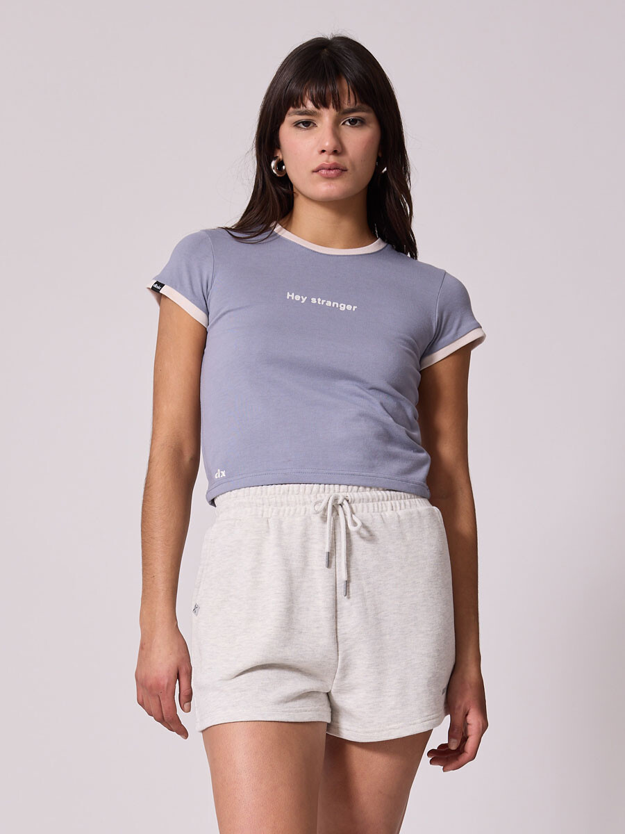 T-SHIRT CATIN DIXIE - Gris Claro 