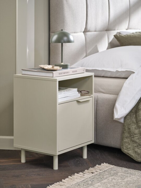 Mesa de luz SKAVE 1 puerta beige Mesa de luz SKAVE 1 puerta beige