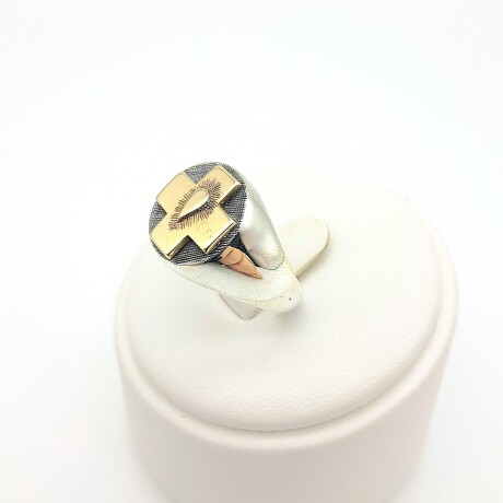 Anillo de plata 925 y or 10 ktes, AUXILIAR DE SERVICIO. Anillo de plata 925 y or 10 ktes, AUXILIAR DE SERVICIO.