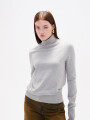 Polera Tivana Gris Melange Medio