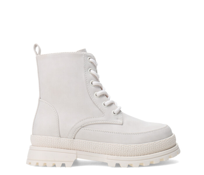 Bota SUNFLOWER acordonada con cierre Off White