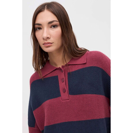 Buzo punto Pemma Burugundy