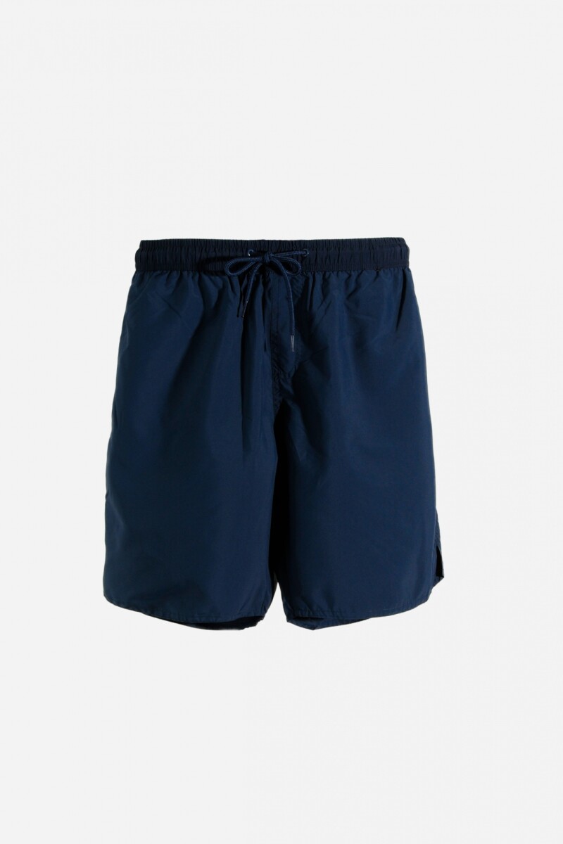 Short de baño liso AZUL MARINO