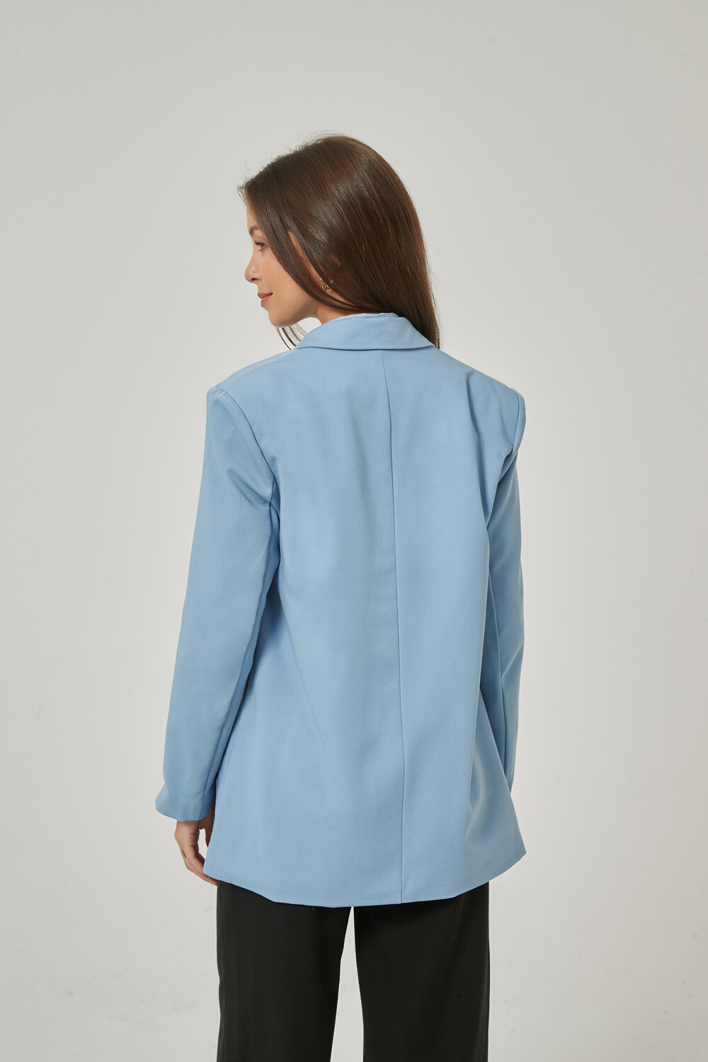 Blazer Blume Azul Grisaceo