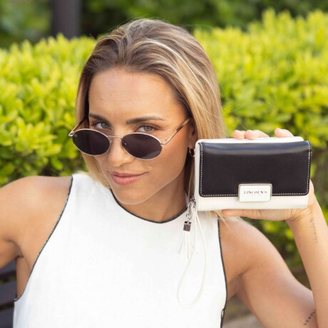 Billetera Lola Negro C/Blanco