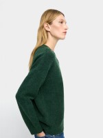Jersey De Punto Con Detalle De Cristales verde