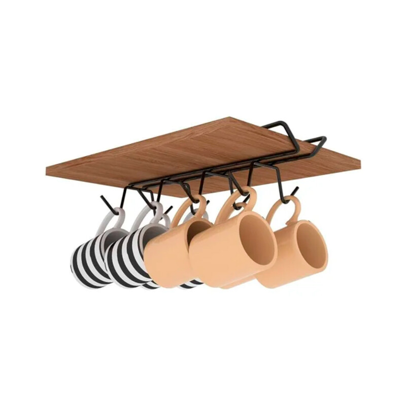 Soporte para tazas movible NEGRO