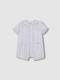 Pijama De Rayas Gris