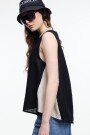 TOP ESCOTE V Negro
