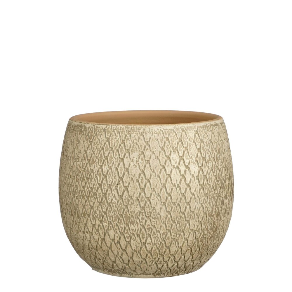 MACETA SMALL TERRACOTA NATURAL-BEIGE MADEIRA
