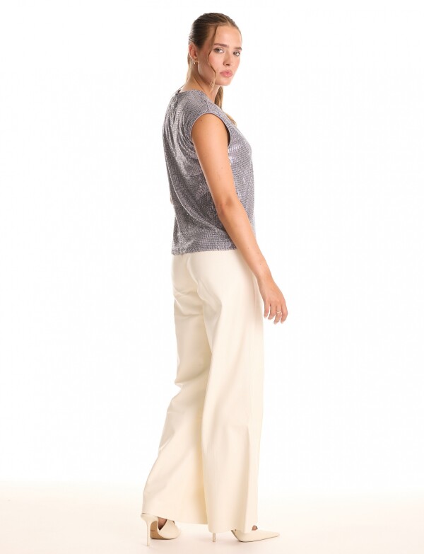 Blusa Lentejuelas GRIS