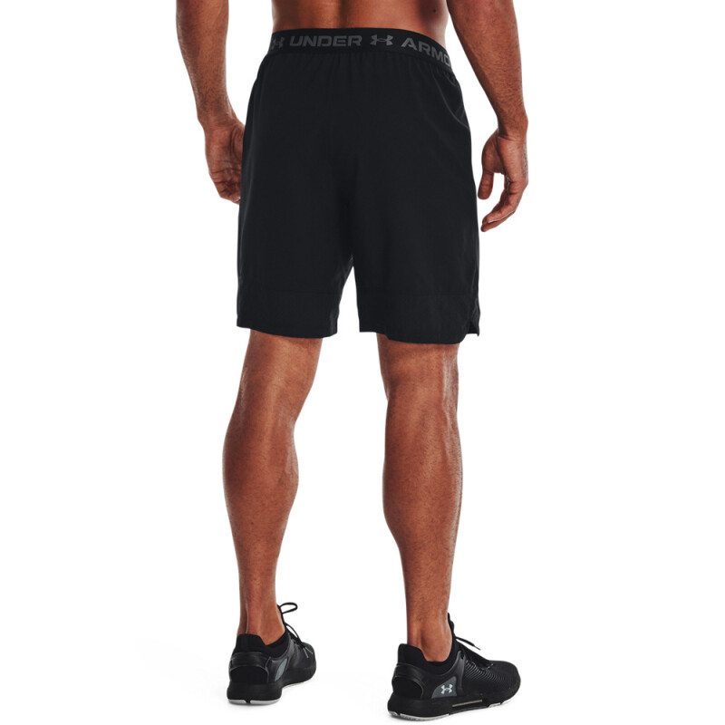 UA Vanish Woven 8in Shorts-ORG BLK-001