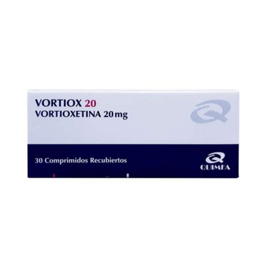 VORTIOX 20 MG. CJ X 30 COMP. REC. única