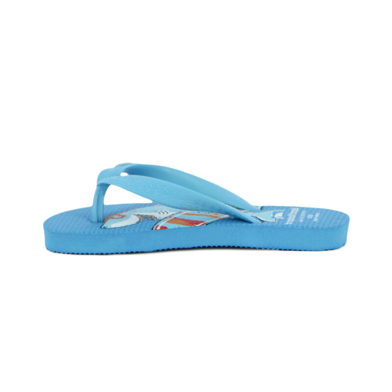 Chanclas Tropical Brasil Ojota Infantil De Niño - Celeste Celeste