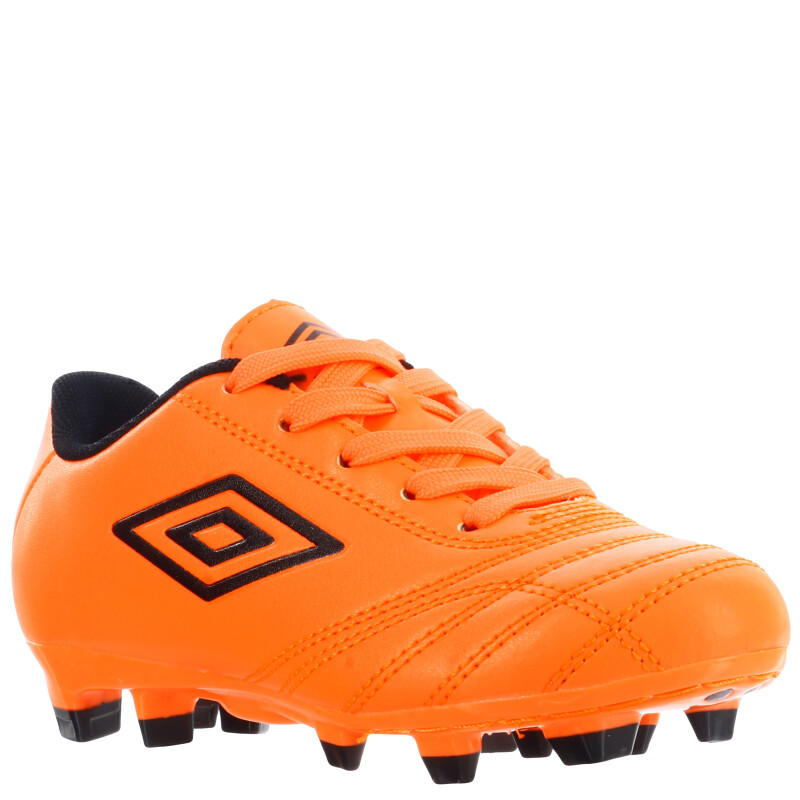 Championes de Fútbol 11 Infantiles Umbro Classico II HG Rosado Coral - Negro