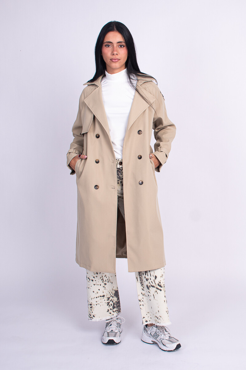 Tapado largo Beige