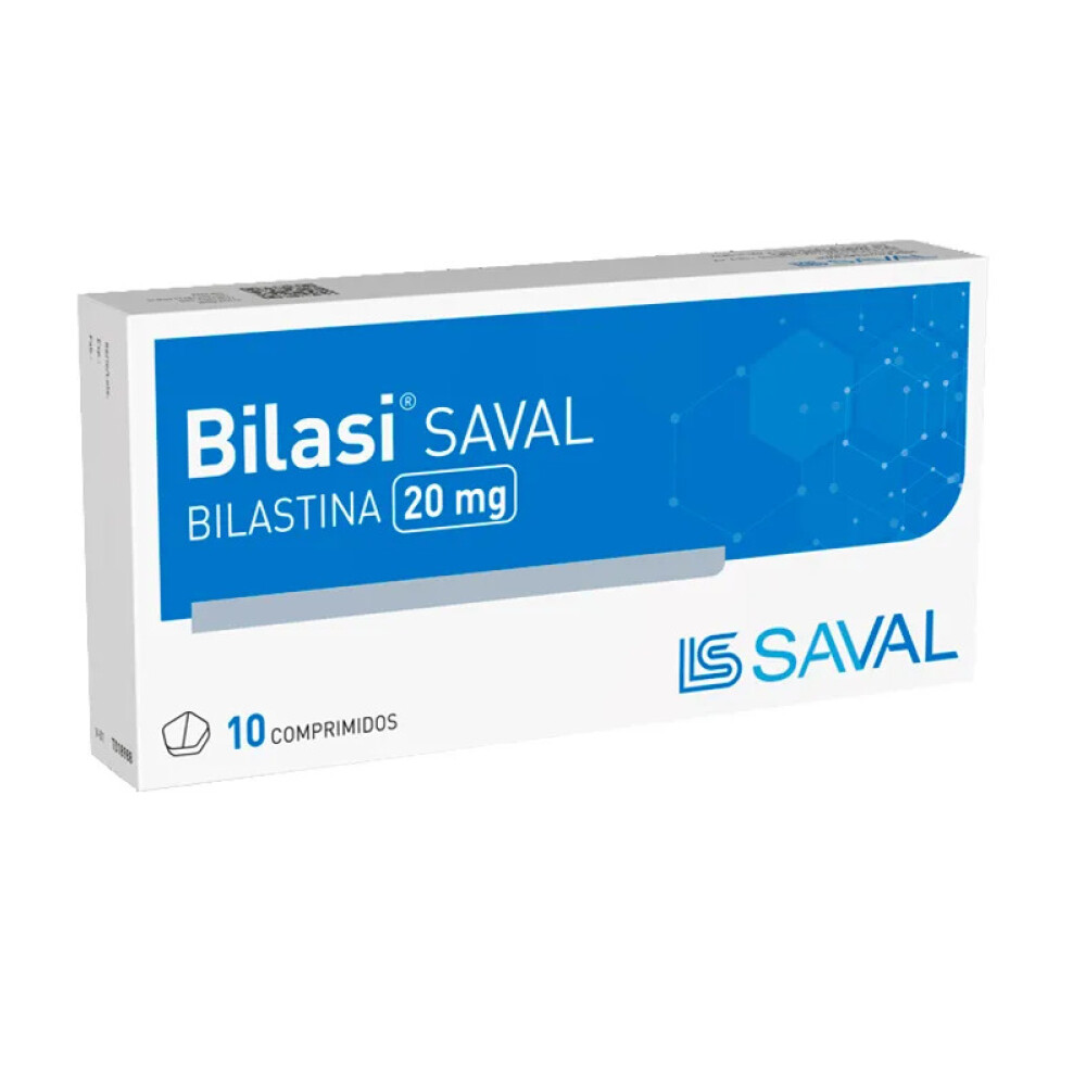 BILASI 20 MG. CJ X 10 COMP. única