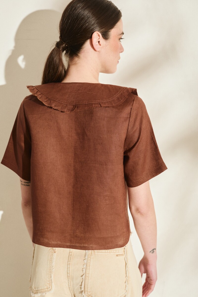 BLUSA BOSQUE Chocolate