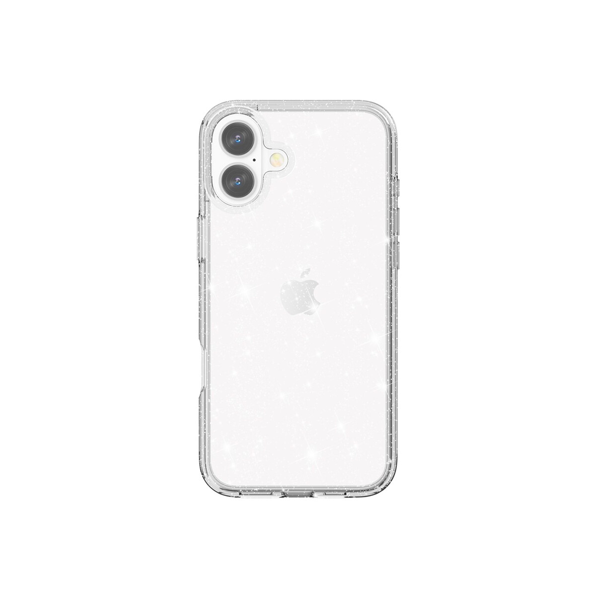 Protector para iPhone 16 transparente con brillos 