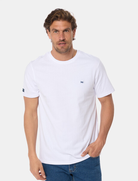 REMERA LISA DE ALGODÓN Blanco