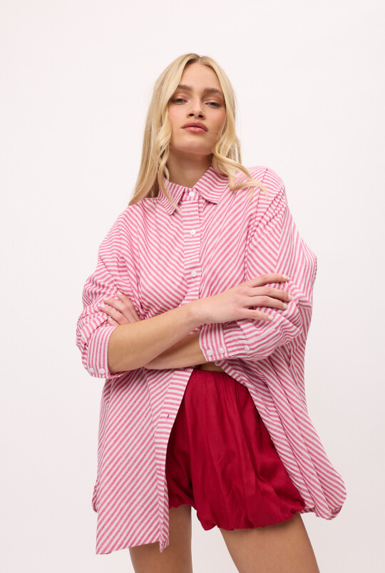 Camisa Country Rosa
